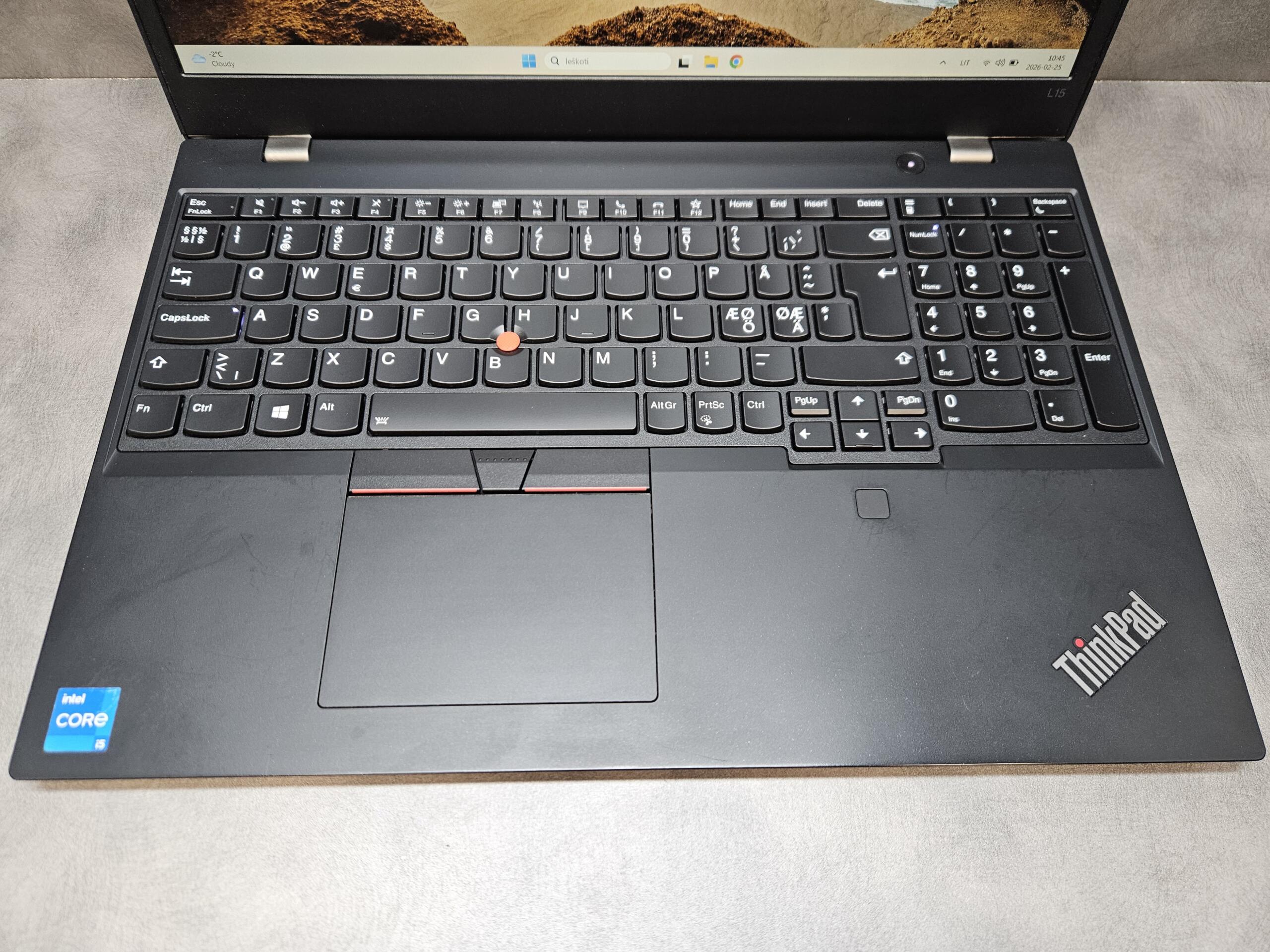 Lenovo Thinkpad L15 | 15.6 FHD IPS | i5-1135G7 | 8GB | SSD 240 GB - Image 2