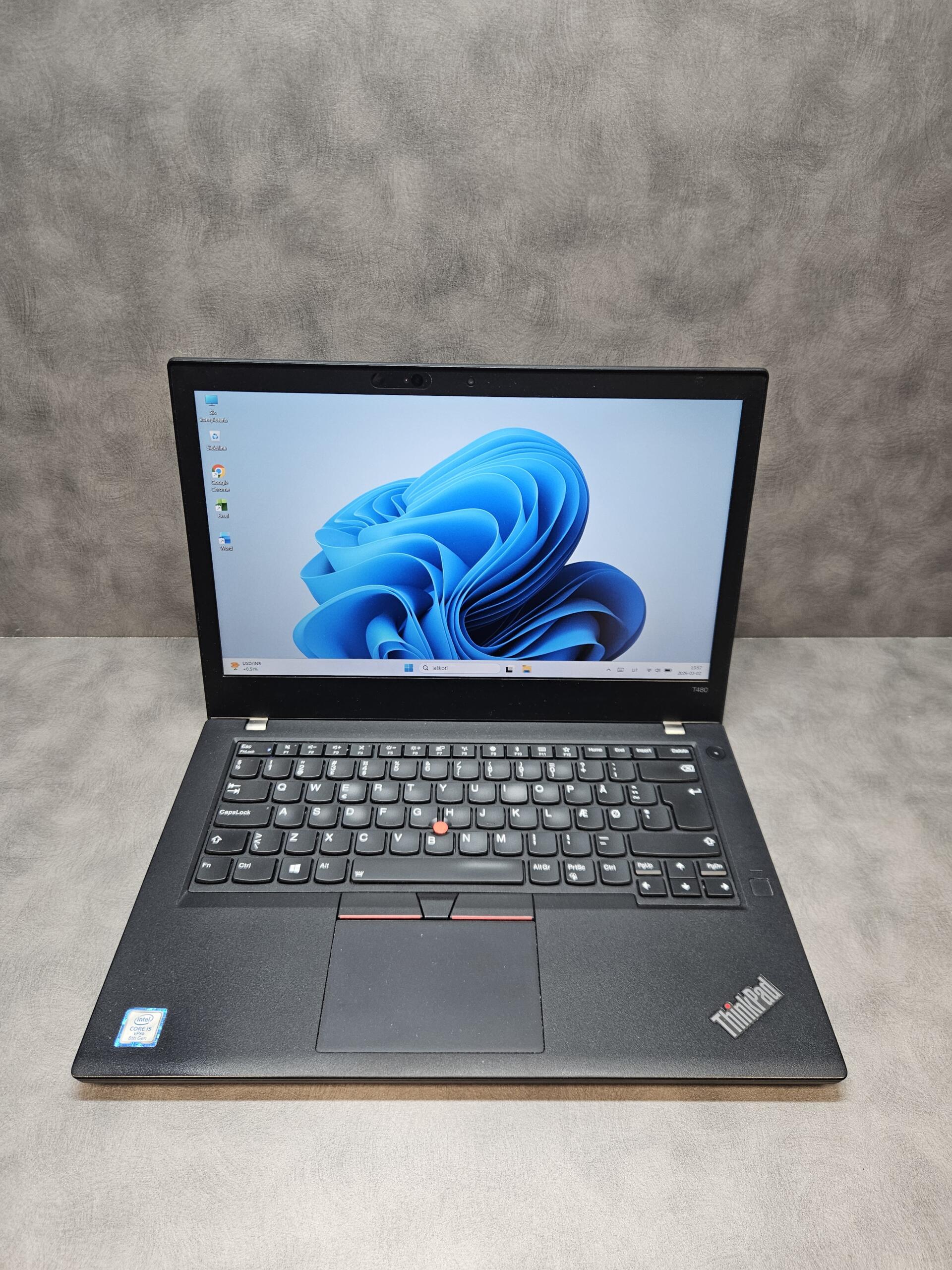 Lenovo ThinkPad T480 | 14.0" FHD Touch | i5-8350U | 8GB | SSD 256 GB