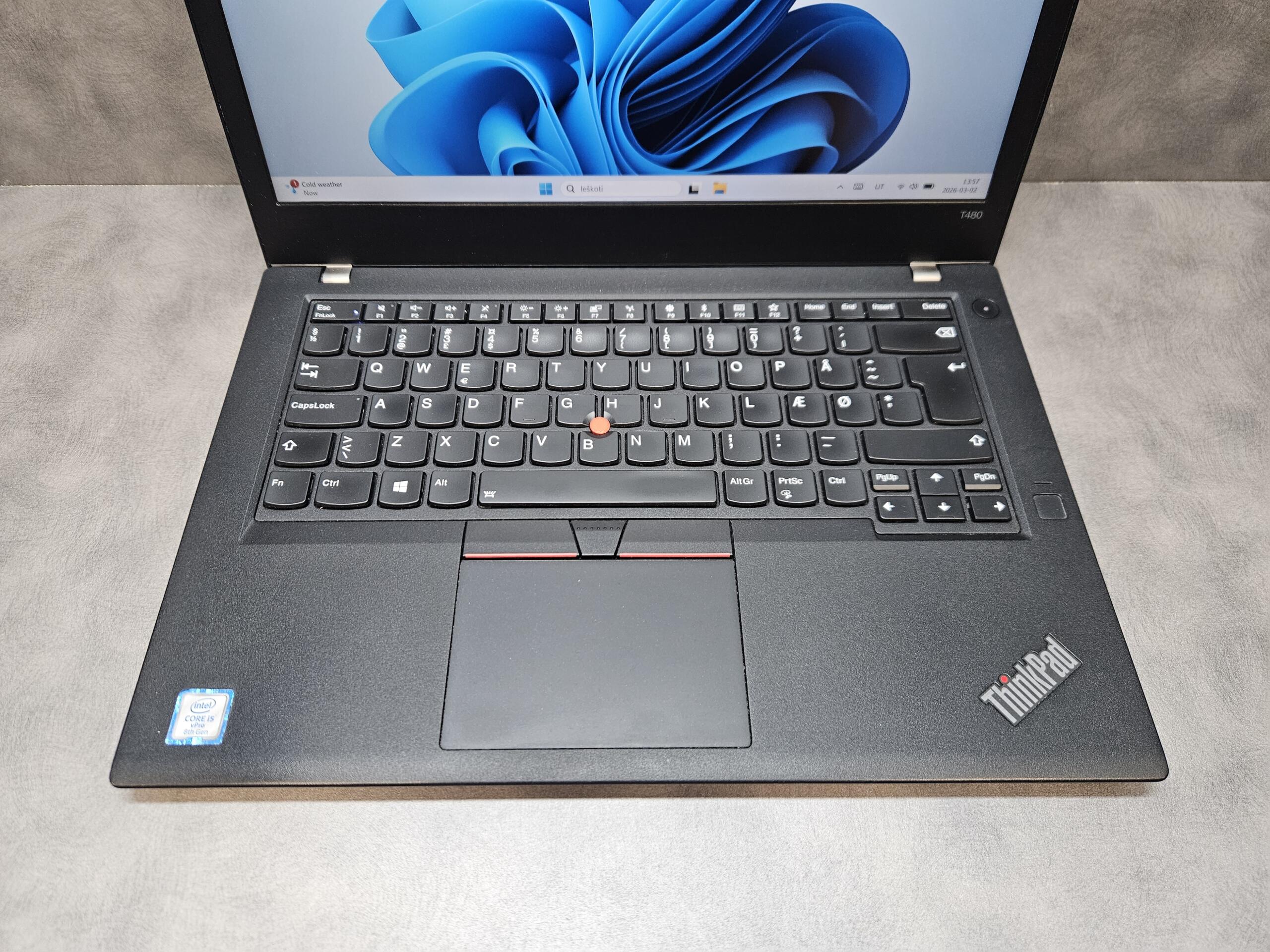 Lenovo ThinkPad T480 | 14.0" FHD Touch | i5-8350U | 8GB | SSD 256 GB - Image 3