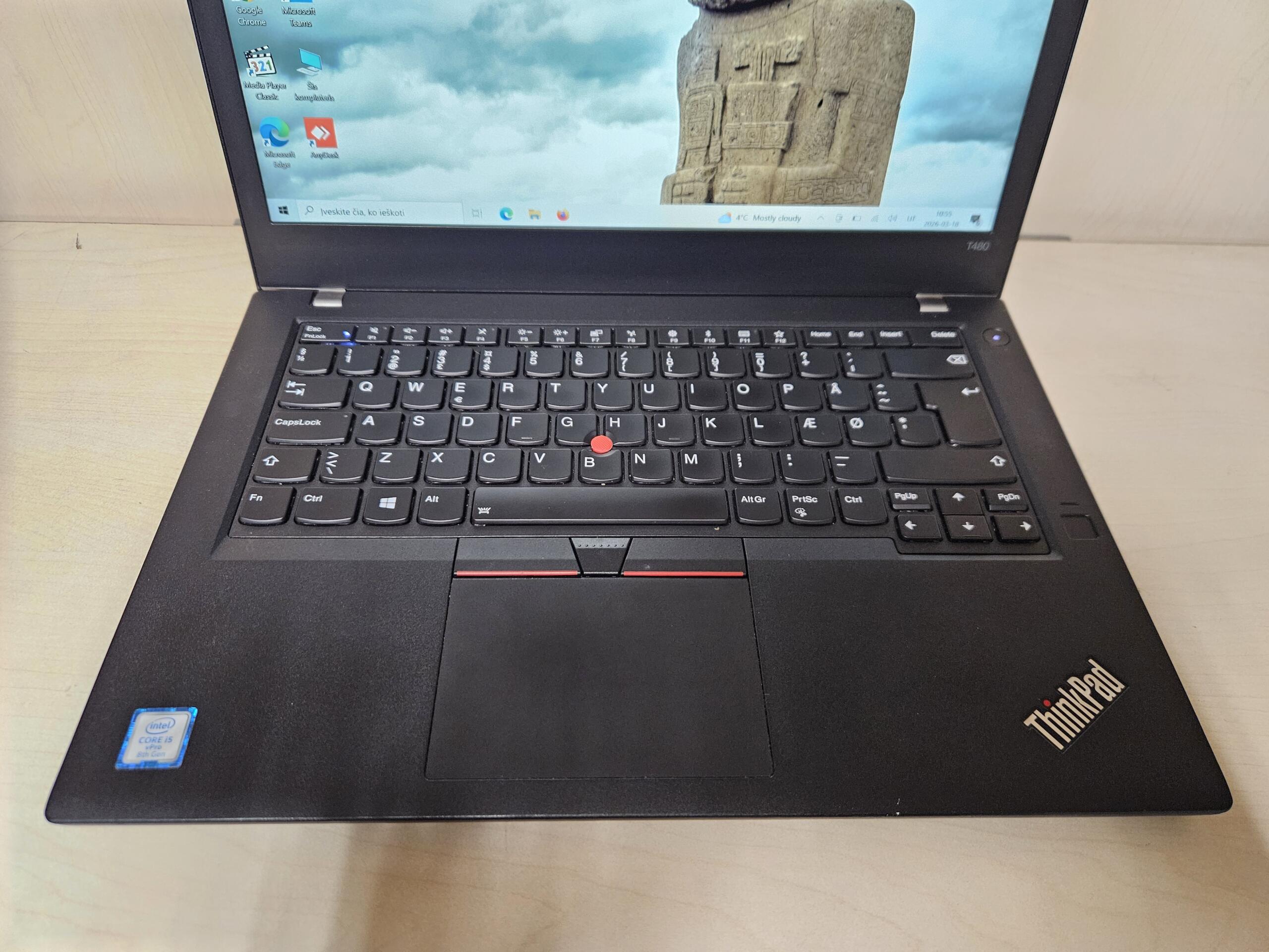 Lenovo Thinkpad T480 | 14" FHD IPS | i5-8350U | 16GB | SSD 256 GB - Image 2