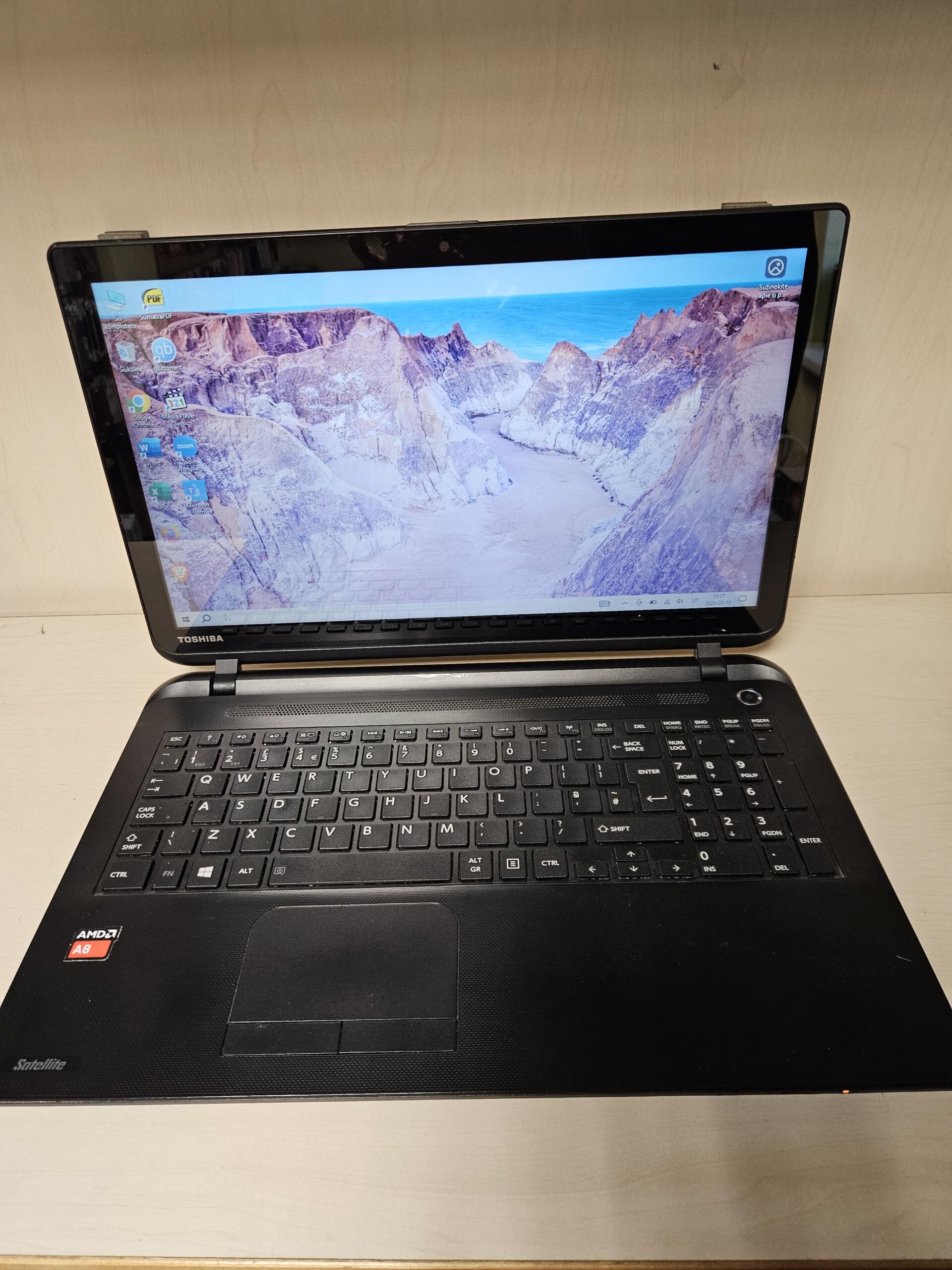 Toshiba Satellite C50Dt-B | 15.6" HD Touch | AMD A8-6410 | 8GB | SSD 240 GB