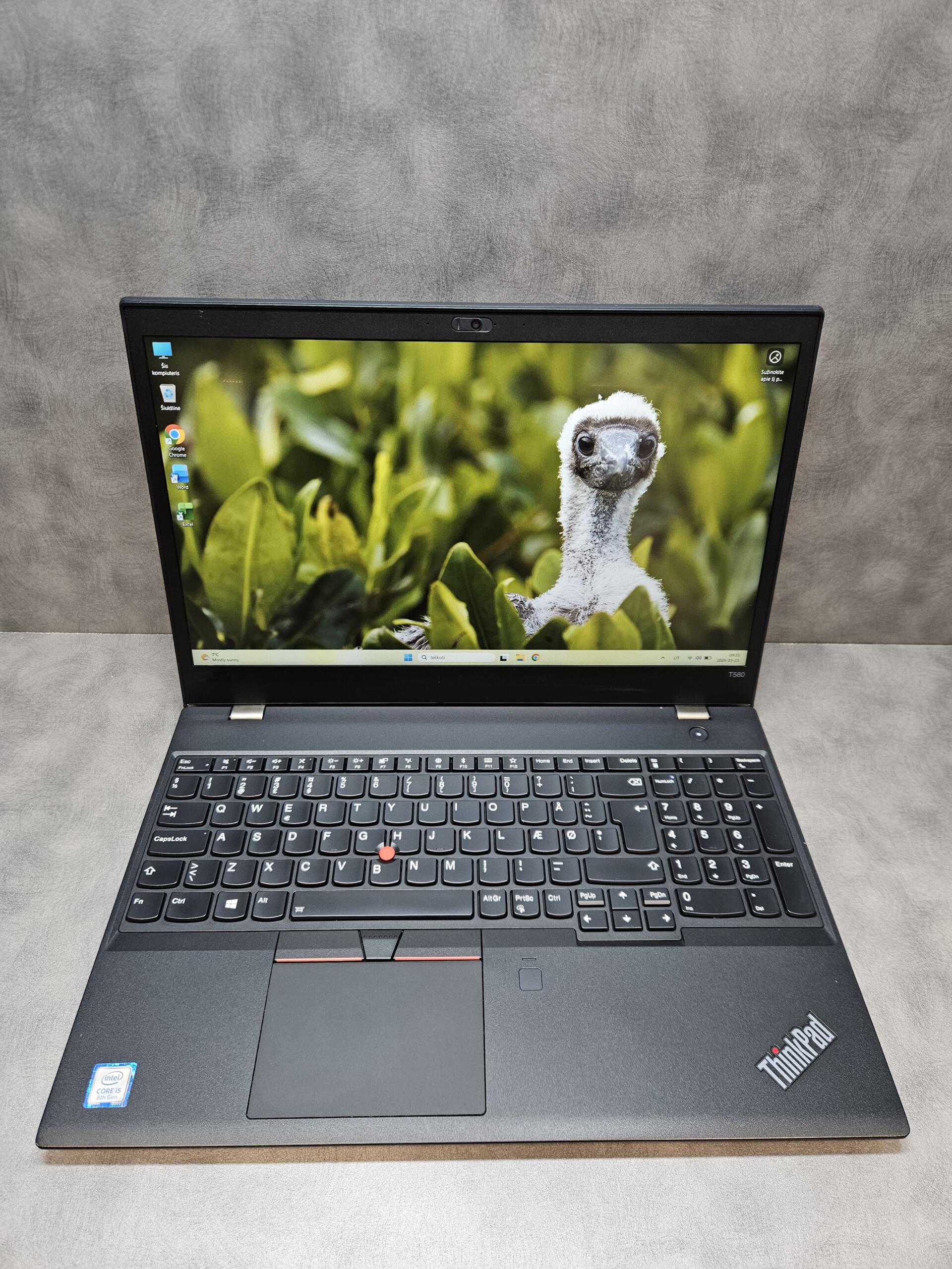 Lenovo ThinkPad T580 | 15.6″ FHD | i5-8250U | 16GB | SSD 256 GB