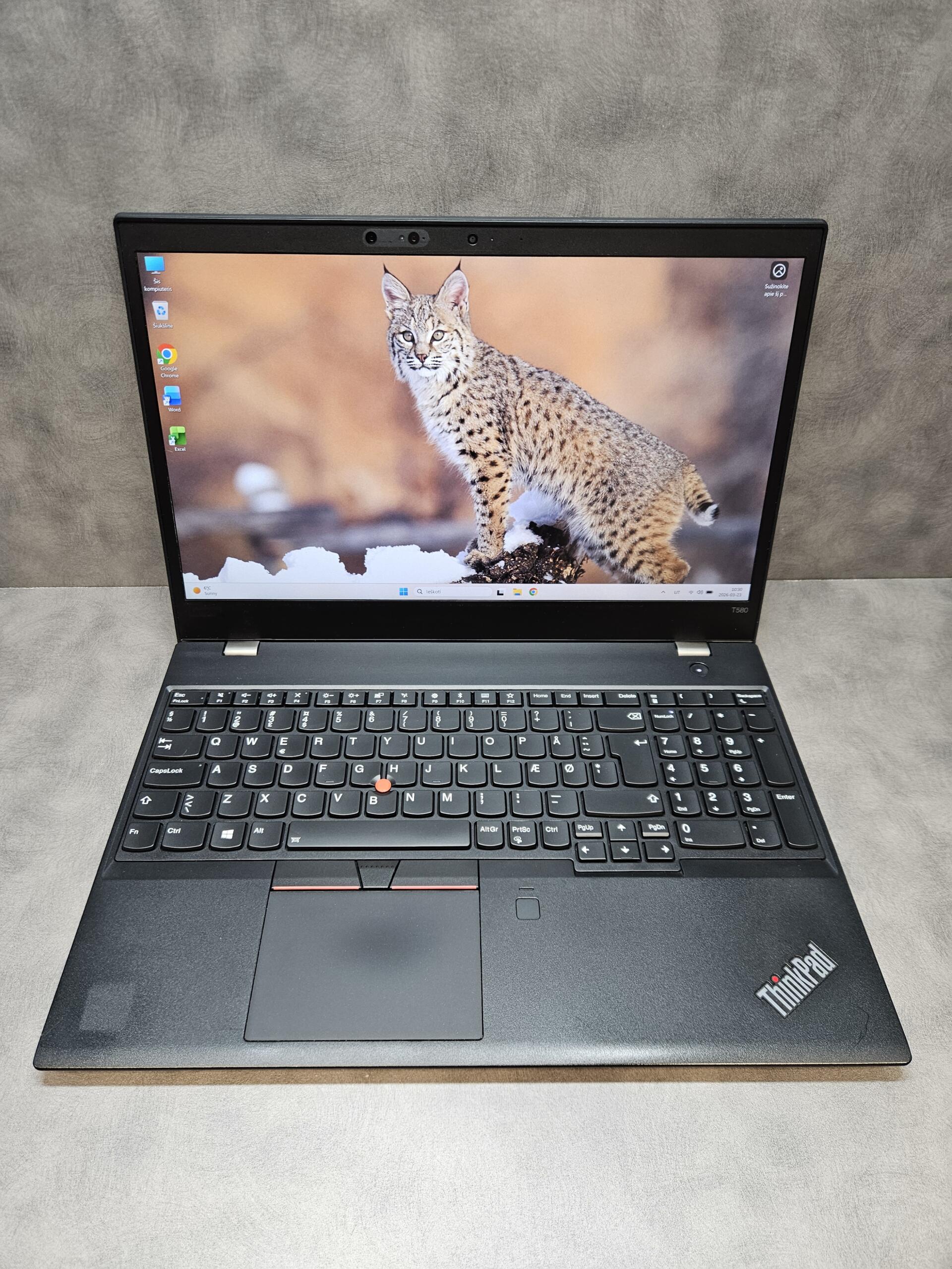 Lenovo ThinkPad T580 | 15.6″ 4K | i7-8650U | 16GB | SSD 256 GB