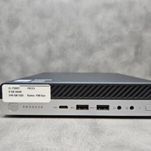HP ProDesk 600 G3 | i5-7500T | 8GB | SSD 240 GB