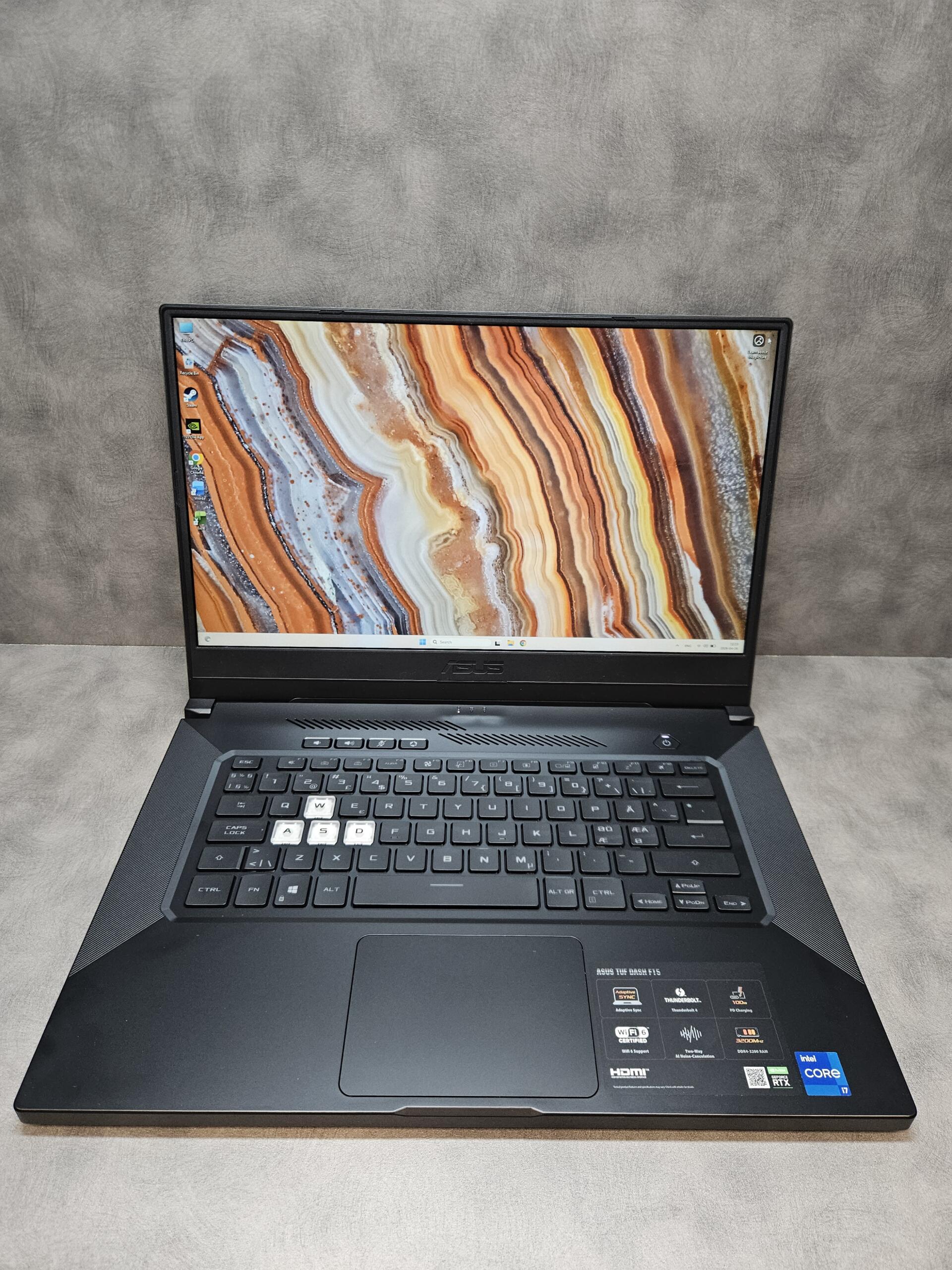 Asus TUF Dash F15 | 15.6" FHD 144 Hz | i7-11370H | 32GB | SSD 1 TB | RTX 3060 6 GB