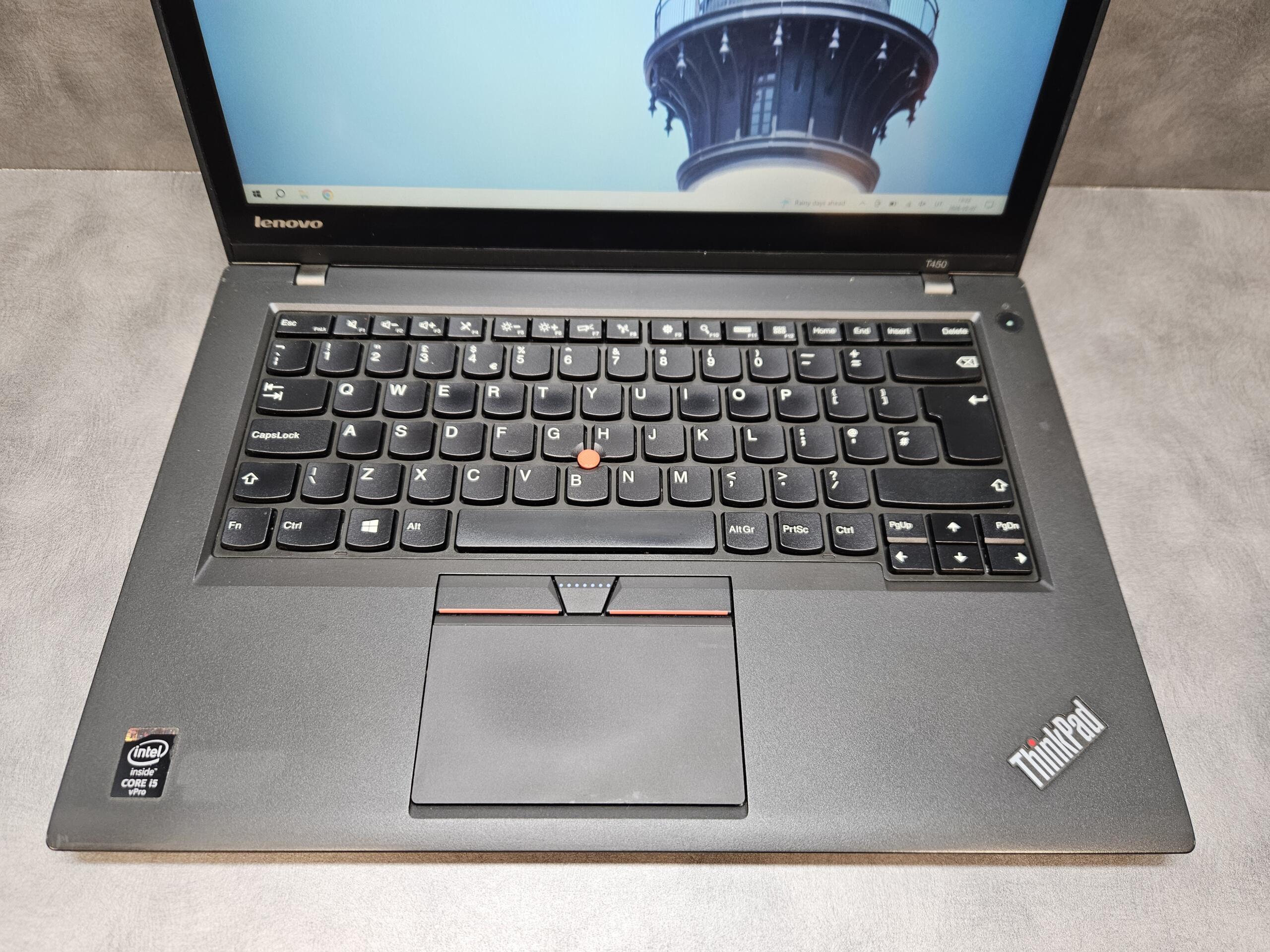 Lenovo ThinkPad T450 | 14.0" HD+ Touch | i5-5300U | 8GB | SSD 240 GB - Image 2