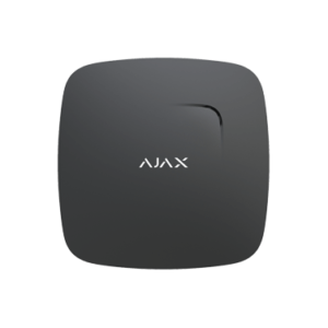 Ajax FireProtect Plus dūmų detektorius su temperatūros jutikliu (juodas)
