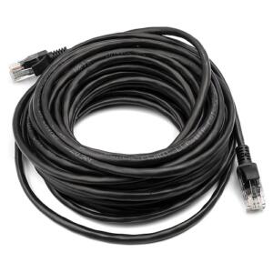 Kabelis Cat5E UTP, 10m, juodas