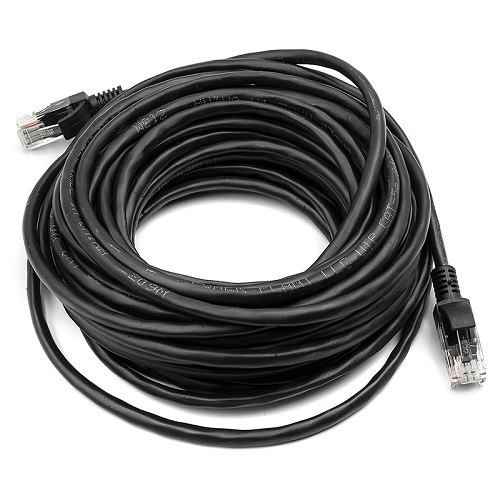 Kabelis Cat5E UTP, 10m, juodas