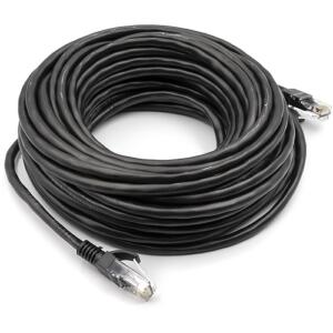 Kabelis Cat5E UTP, 15m, juodas