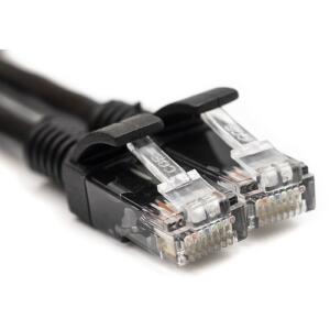 Kabelis Cat5E UTP, 25m, juodas