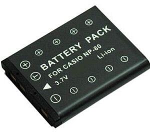 Casio, baterija NP-80, NP-82