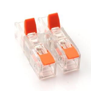 Universali užspaudžiama laidų jungtis, tiesi 2-2, 0.2-4.0mm², 32A, 450V, 20vnt.