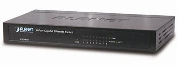 8-prievadų Gigabitinis interneto tinklo šakotuvas Planet GSD-805-EU