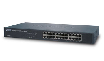 24-prievadų Gigabitinis interneto tinklo šakotuvas Planet GSW-2401