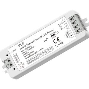 V1-F nuolatinės įtampos valdiklis, 12-48V, 1x 8A, Push-Dimm