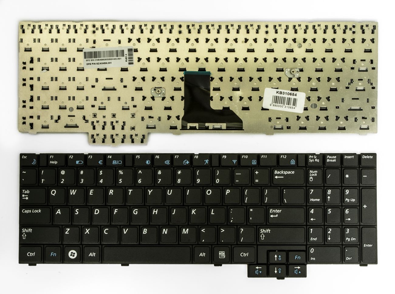 Klaviatūra SAMSUNG NP-RV508, NP-RV510, NP-R620, NP-R530, NP-R540