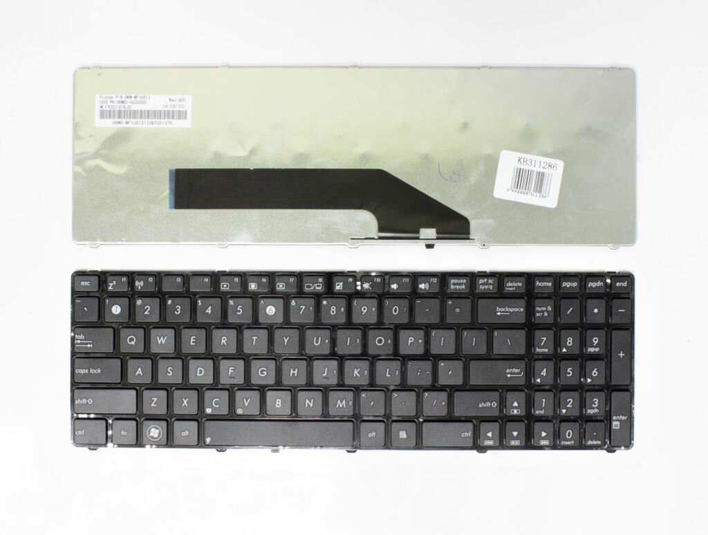 Klaviatūra ASUS: K50, K50A, K50I, K62, K62F, K62J, K70, K70A, K70I, K72, K72F, K72J