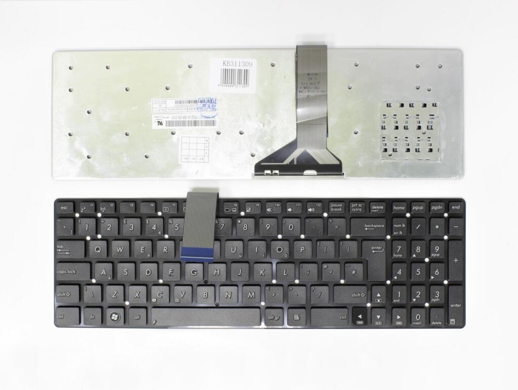 Klaviatūra ASUS: K55, K55A, K55V, K55M, K55X, UK