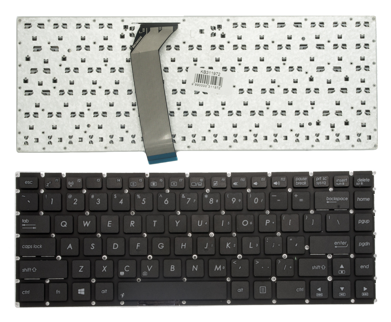 Klaviatūra ASUS: X402, X402C, X402CA, F402, F402C, F402CA, F45