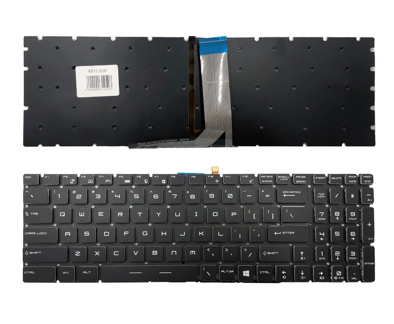 Klaviatūra MSI: GT72, GS60 su RGB apšvietimu