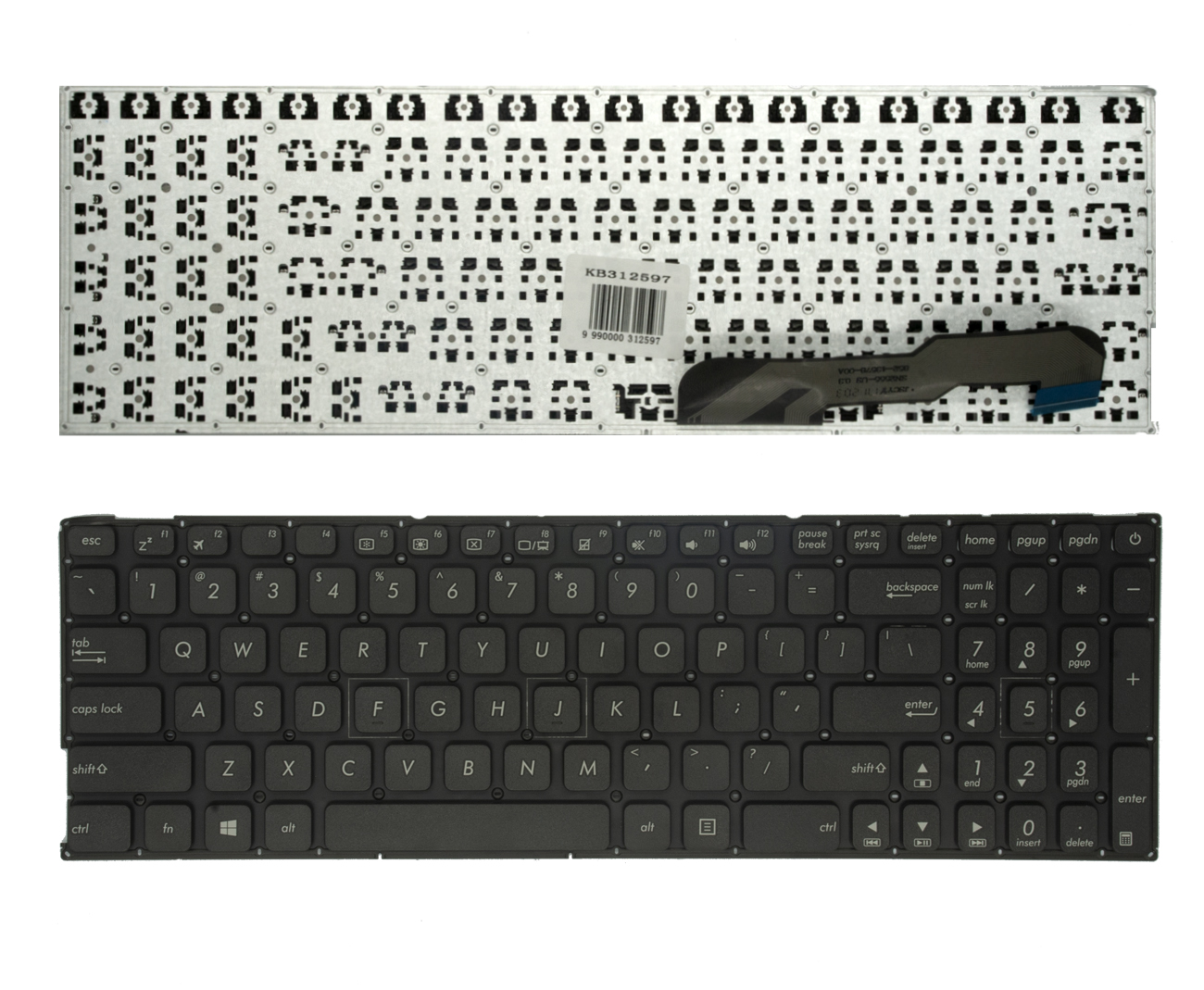 Klaviatūra ASUS: X541, X541S, X541SA, X541SC, X541UV, X541UA-WB51