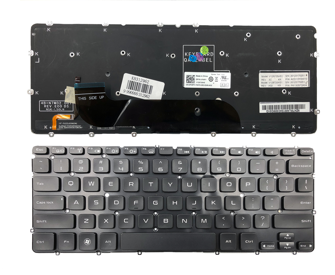 Klaviatūra Dell: XPS 13 9333 L321X