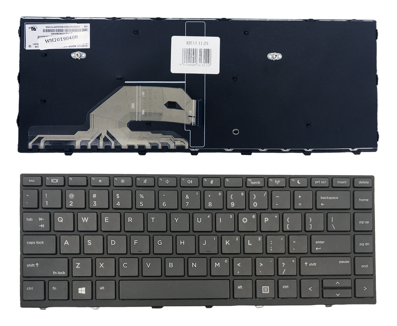 Klaviatūra HP Probook: 430 G5, 440 G5 (su rėmeliu)