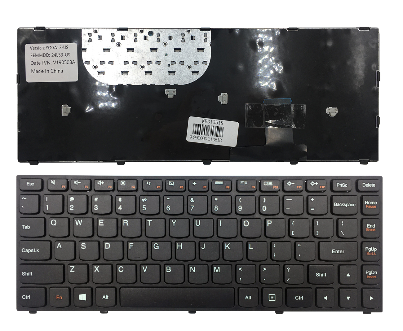 Klaviatūra Lenovo: IdeaPad Yoga 13 Ultrabook Series 13-IFI 13-ISE