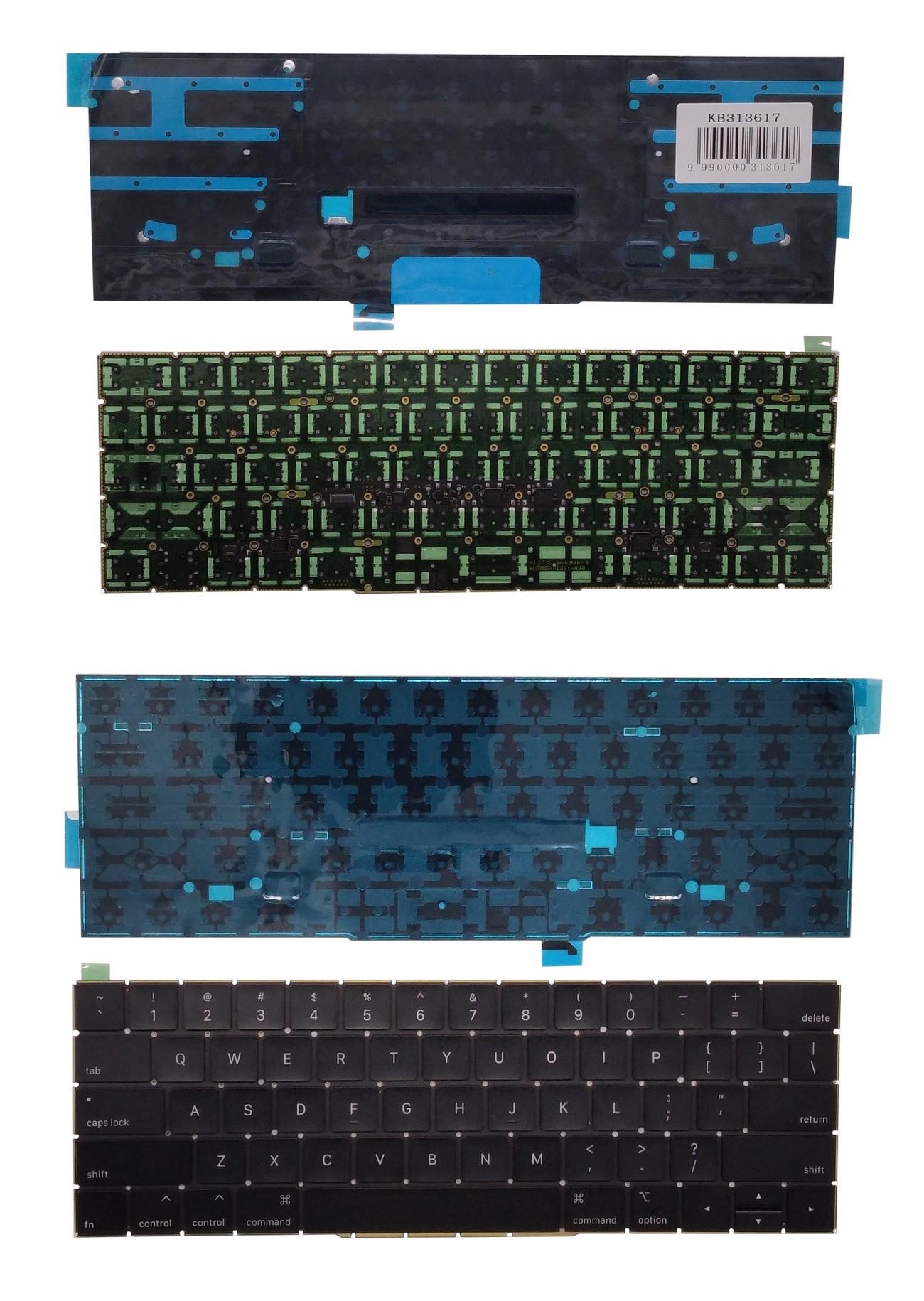 Klaviatūra Apple MacBook Pro 13" A1706; MacBook Pro 15" A1707 US