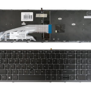 Klaviatūra HP ZBook 15 G3, G4, 17 G3, G4 (US) su pašvietimu
