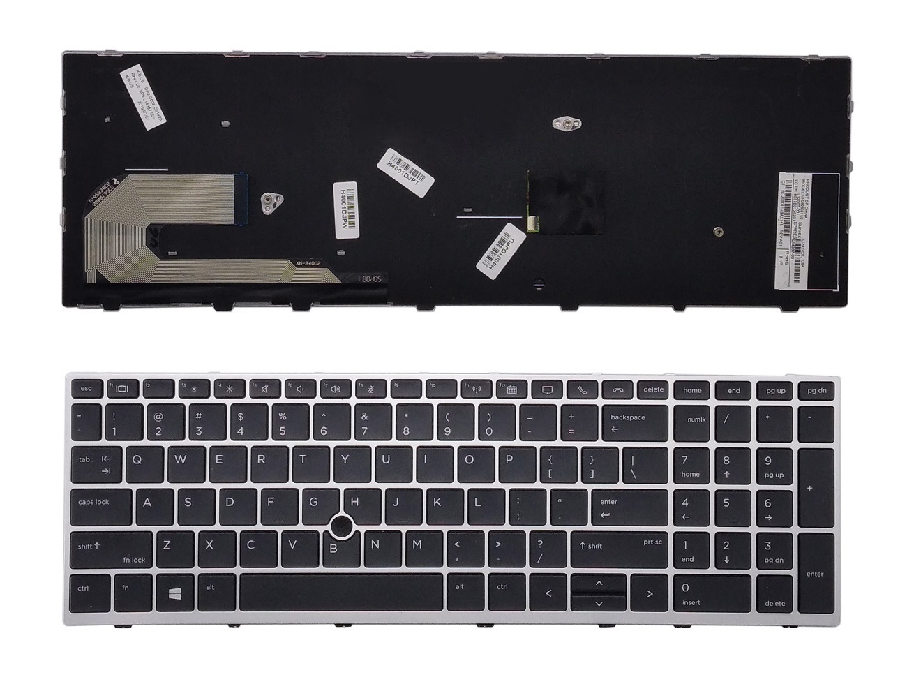 Klaviatūra HP: Elitebook 850 G5 755 G5 ZBook 15u G5 su pašvietimu