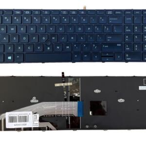 Klaviatūra HP: Probook 650 G2/G3, 655 G2/G3 su pašvietimu
