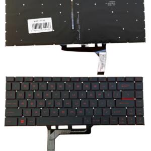 Klaviatūra MSI GF63, su raudonu pašvietimu (US)