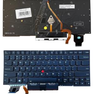 Klaviatūra LENOVO X1 Carbon Gen 7, su pašvietimu, su trackpoint, US