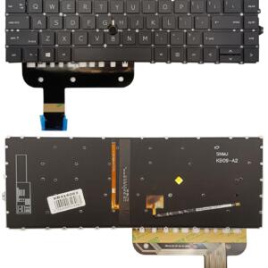 Klaviatūra HP EliteBook 845 G7, su pašvietimu ir „trackpoint“