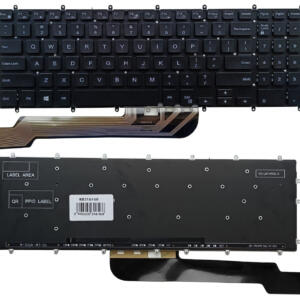 Klaviatūra DELL Inspiron 5570, 5565, 7566, 7567, 3579, su pašvietimu