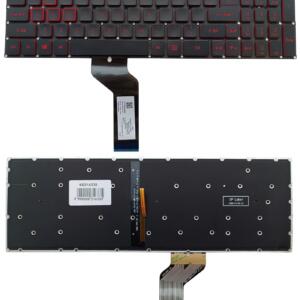 Klaviatūra ACER: Nitro AN515-51, AN515-52, AN515-53, AN515-42, su pašvietimu, US
