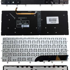 Klaviatūra DELL Inspiron 7558, 7568, XPS 15 9550, 9560, 9570, su pašvietimu, US