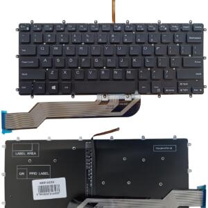 Klaviatūra DELL Inspiron 7569, 7579, 7368, 5370, su pašvietimu, US