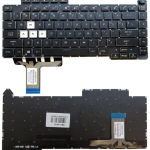 Klaviatūra ASUS G15 G513, G513Q, G533, su RGB pašvietimu, US