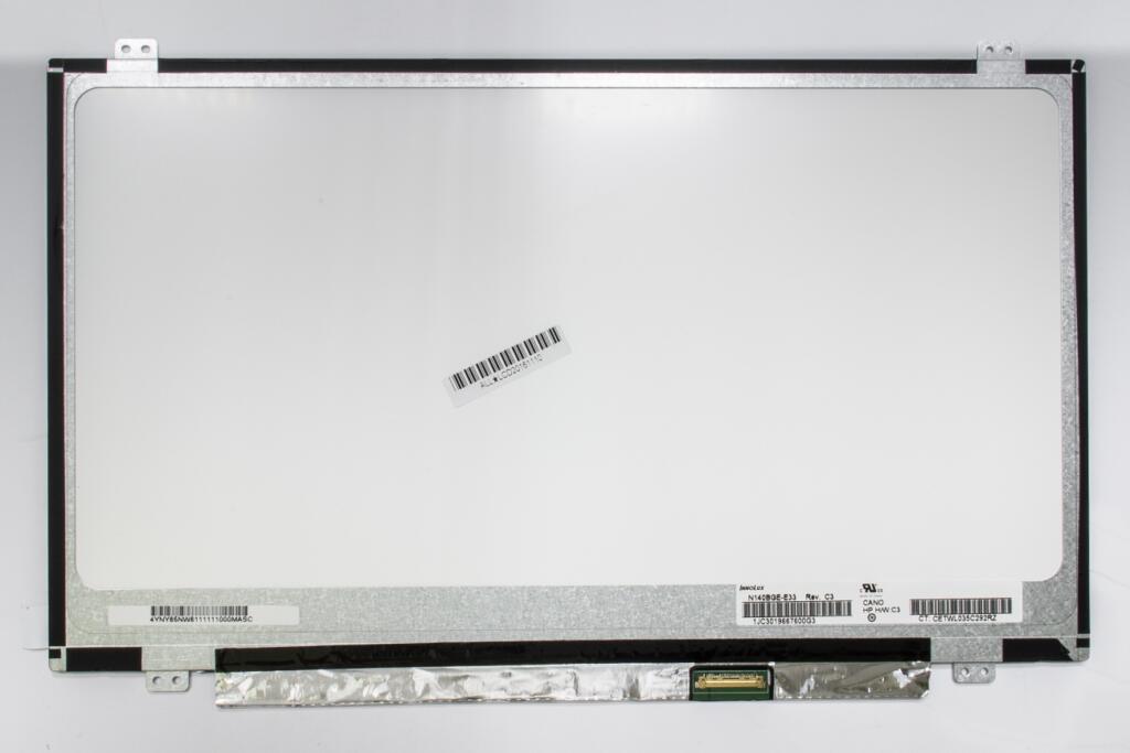 Ekranas 14.0", 1366x768, 60Hz, matinis, 30pin, dešinėje