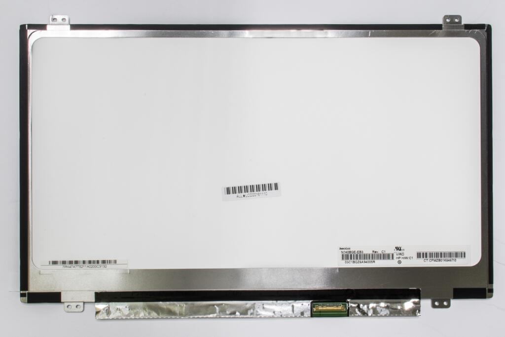 Ekranas 14.0", 1366x768, 60Hz, blizgus, 30pin, dešinėje
