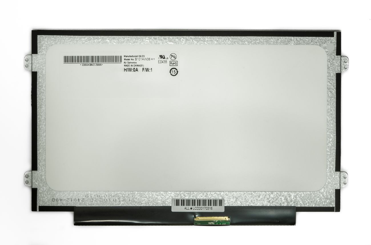 Ekranas 10.1", 1024x600, 60Hz, matinis, 40pin, dešinėje