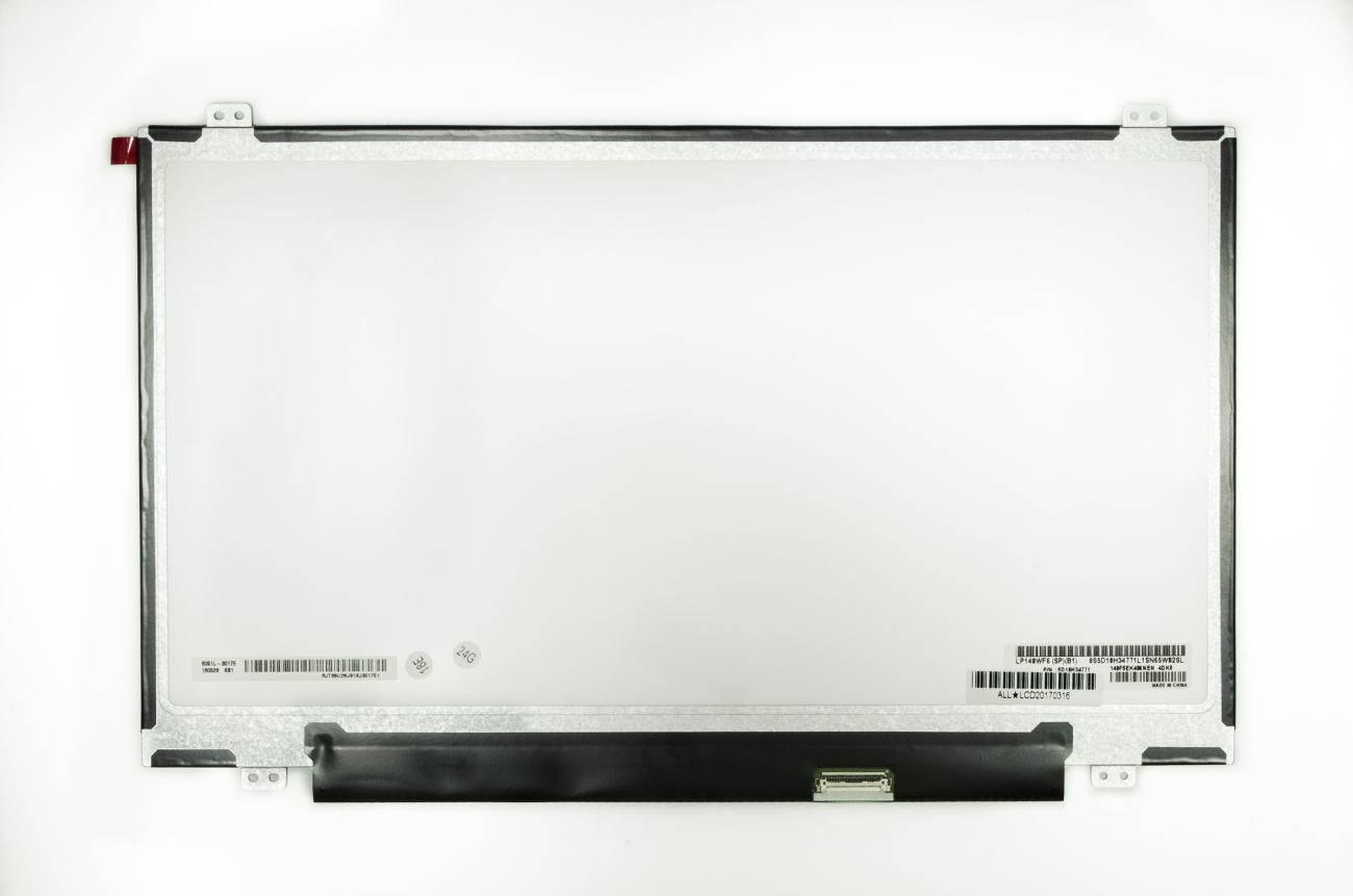 Ekranas 14.0", 1920x1080, 60Hz, matinis, 30pin, dešinėje, IPS