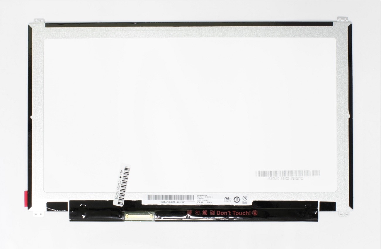 Ekranas 13.3", 1366x768, 60Hz, matinis, 40pin, kairėje