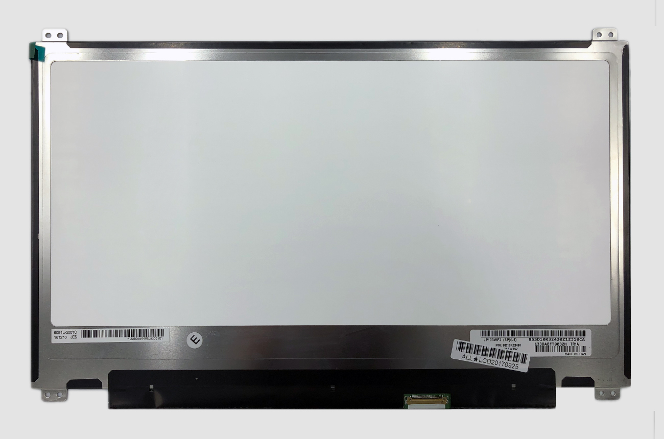 Ekranas 13.3", 1920x1080, 60Hz, matinis, 30pin, dešinėje, IPS
