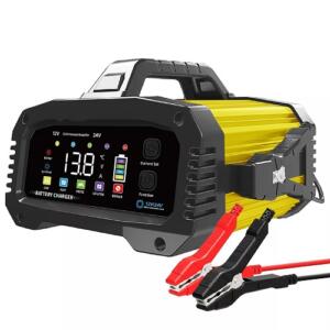 Automatinis švino rūgšties / LiFePO4 akumuliatoriaus įkroviklis, 12V 25A / 24V 15A