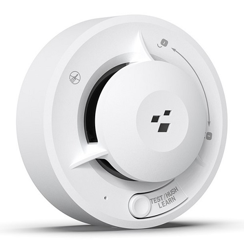 TUYA bevielis fotoelektrinis dūmų detektorius Wi-Fi