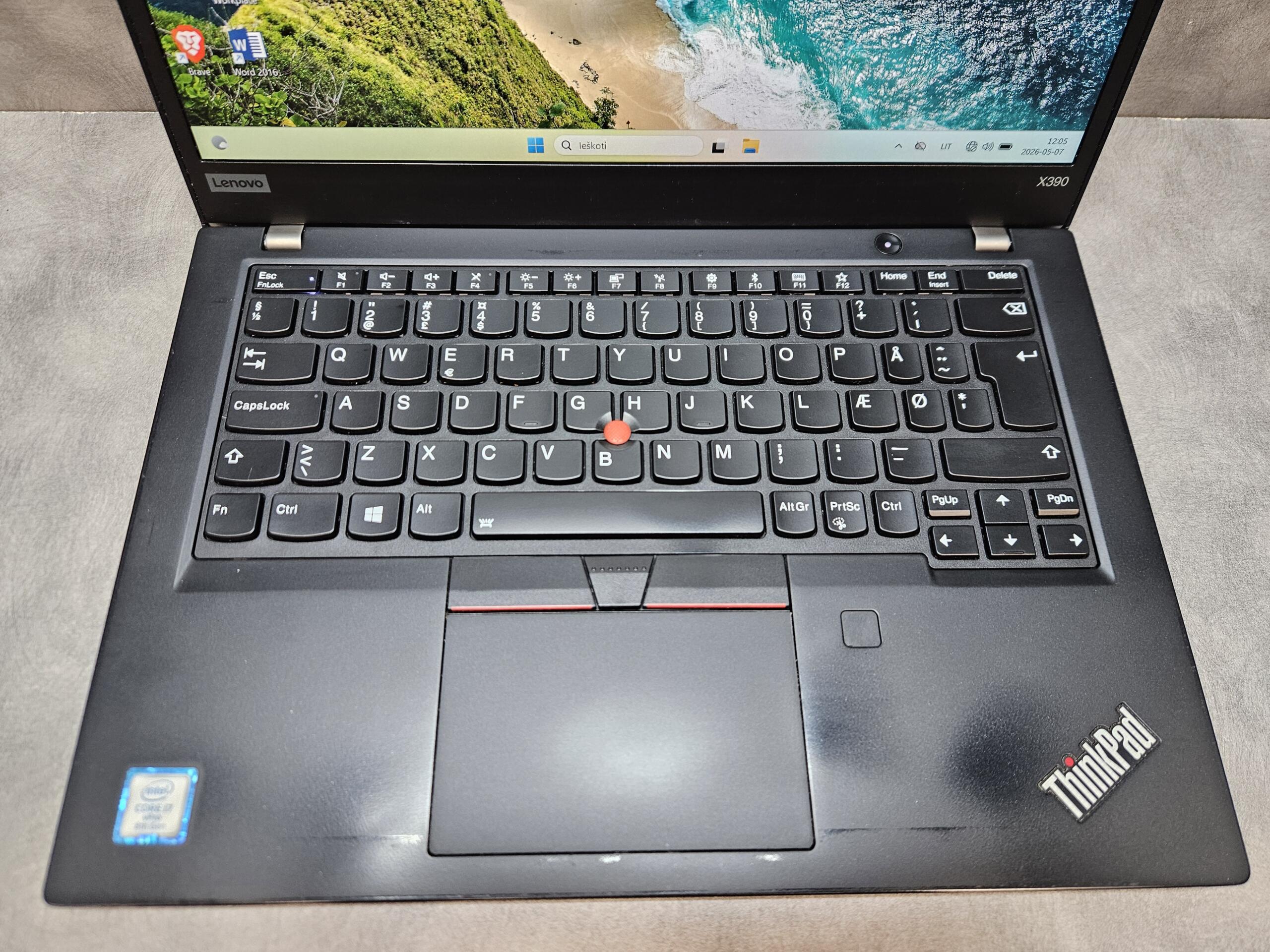 Lenovo ThinkPad X390 | 13.3"FHD IPS TOUCH | i7-8665U | 16GB | SSD 256 GB - Image 2